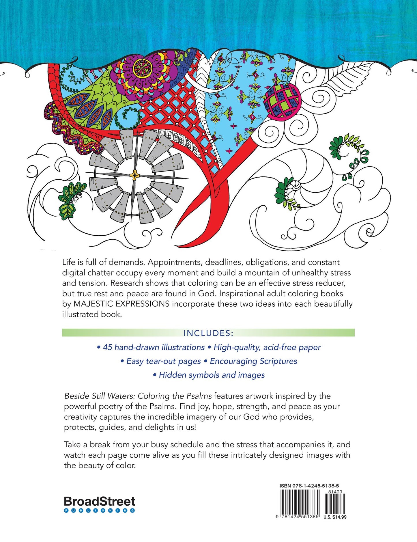 Beside Still Waters: Coloring the Psalms
