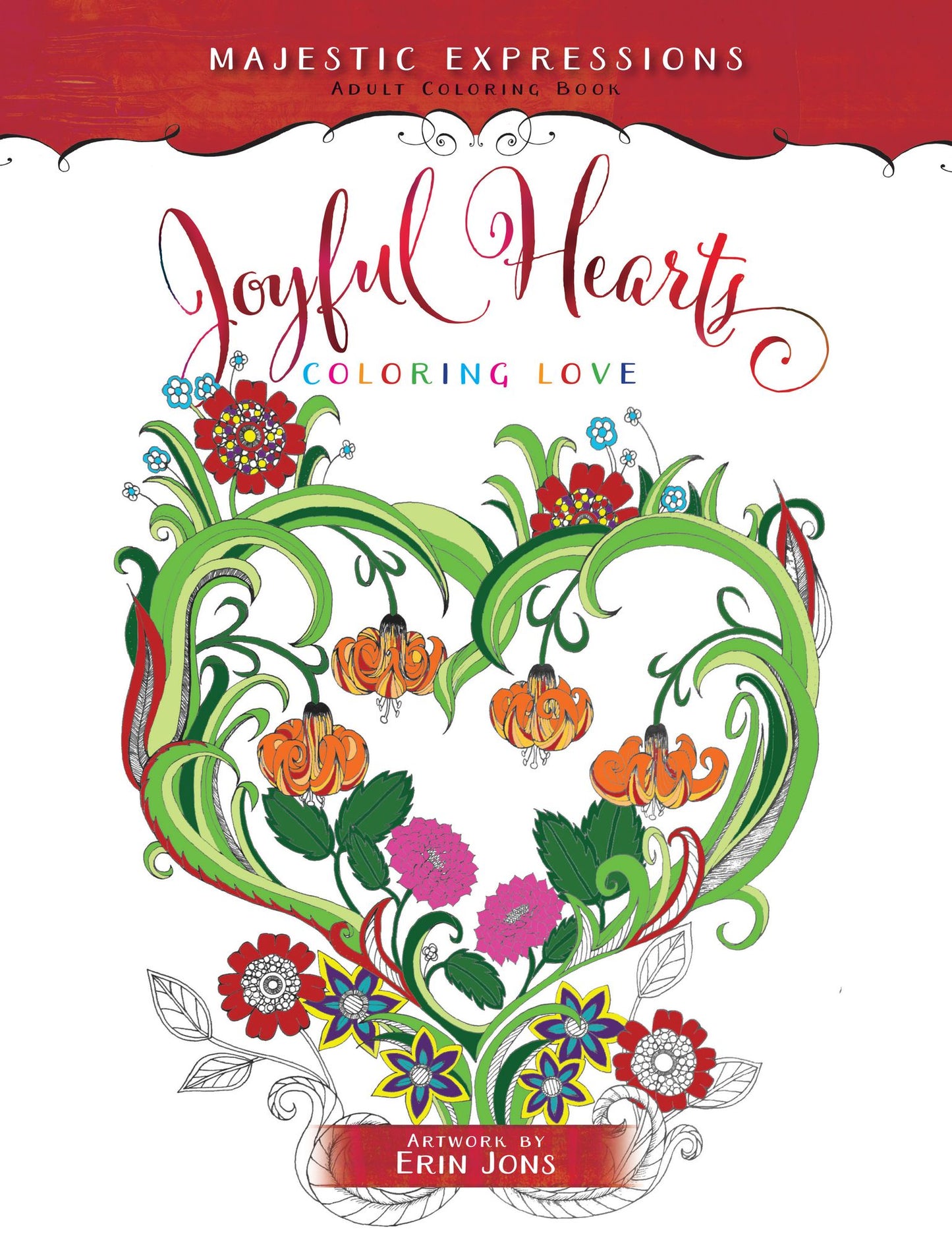 Joyful Hearts: Coloring Love