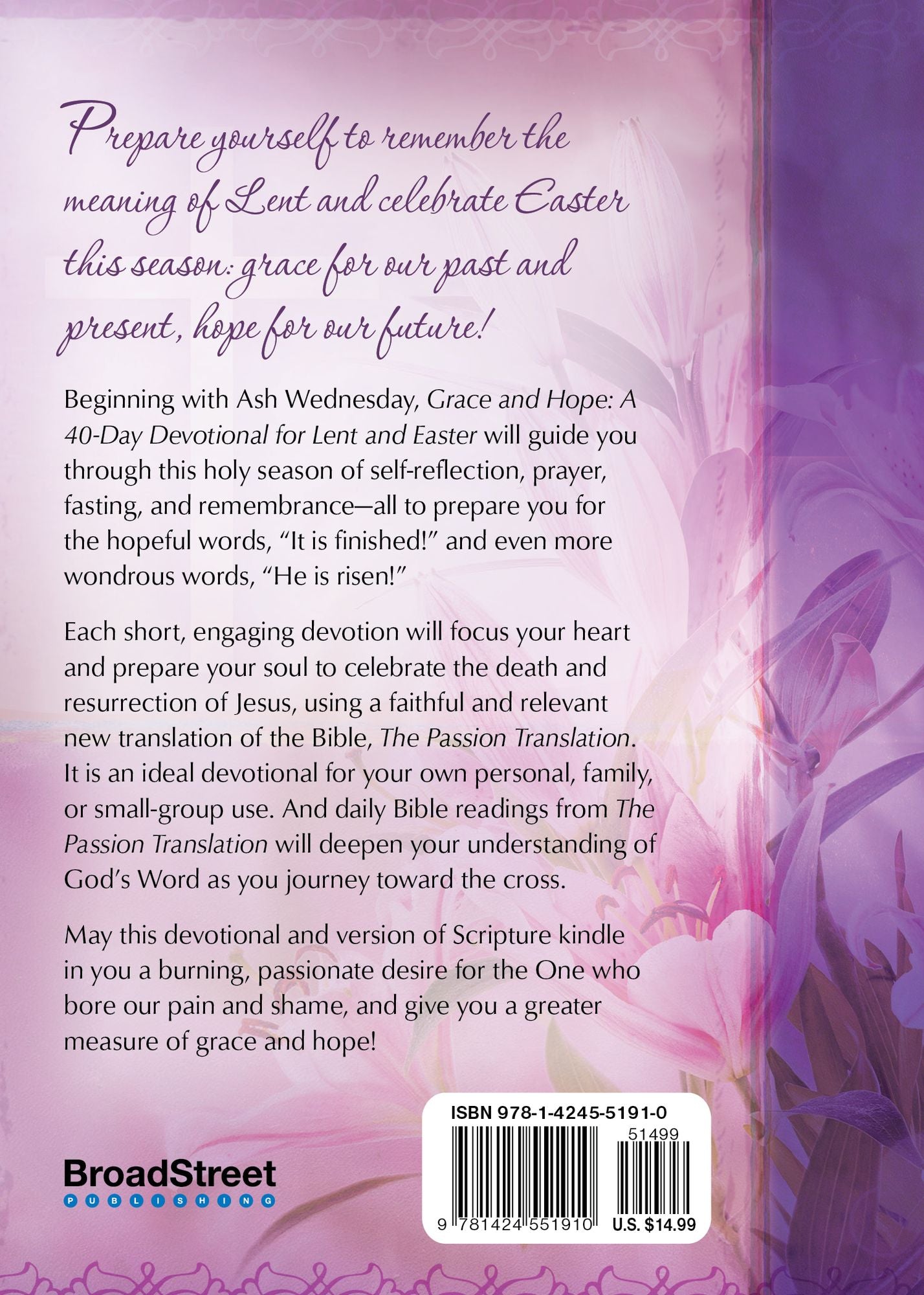 Grace and Hope: A 40-Day Devotional for Lent and Easter