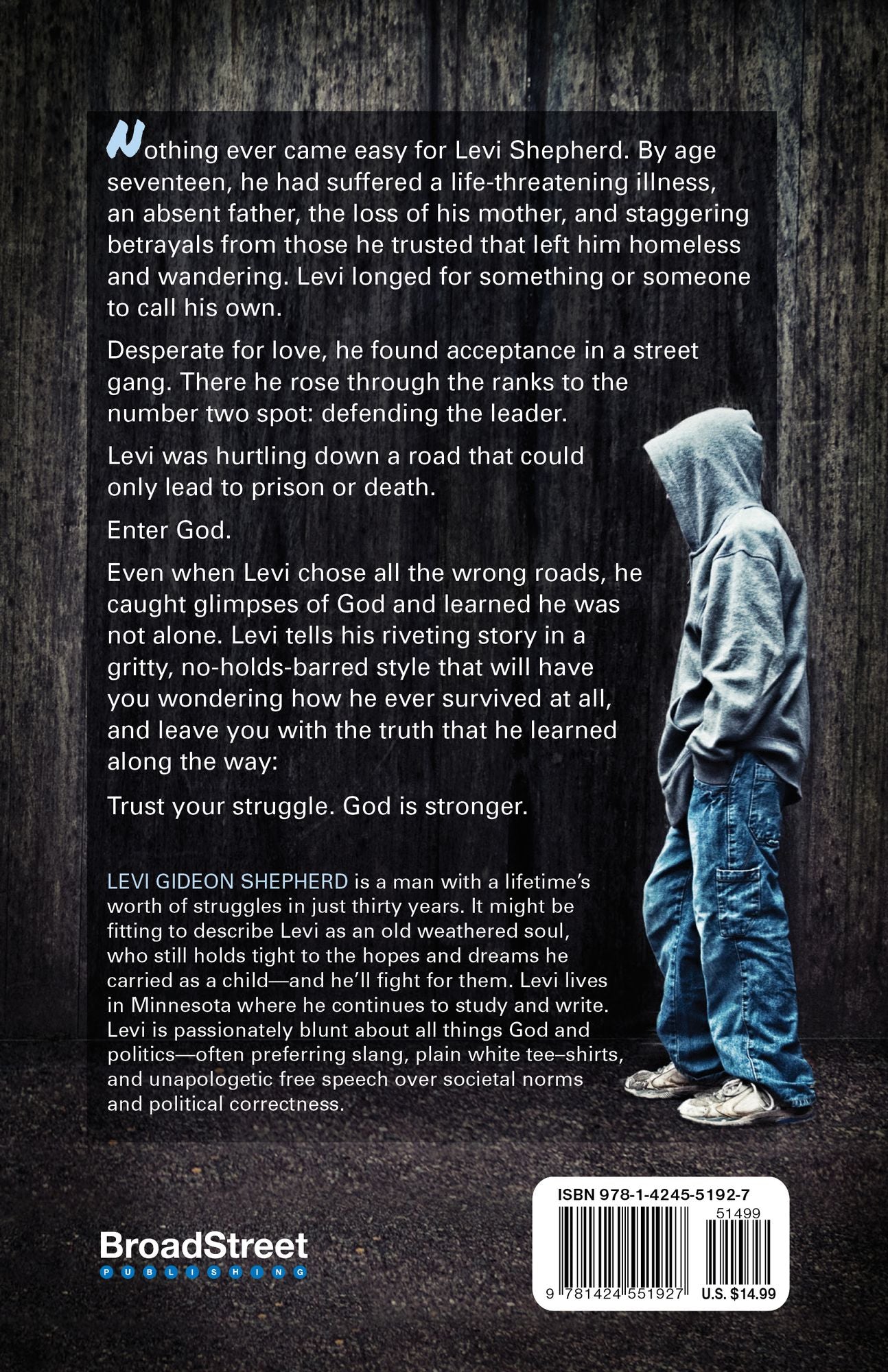 Millennial Orphan: Trust Your Struggle. God Is Stronger.