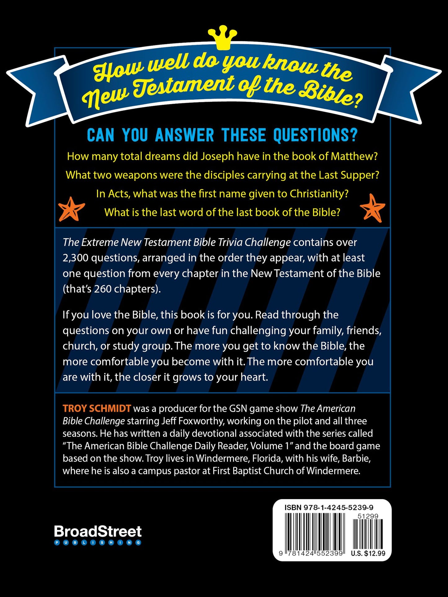 The Extreme New Testament Bible Trivia Challenge