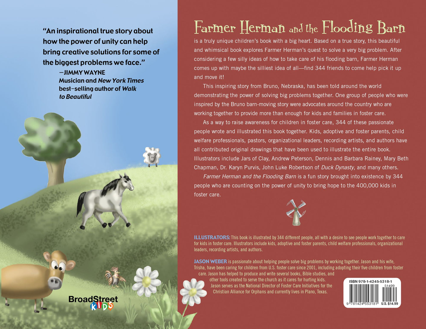 Farmer Herman and the Flooding Barn: A story about 344 people working together to solve a big, big, big problem