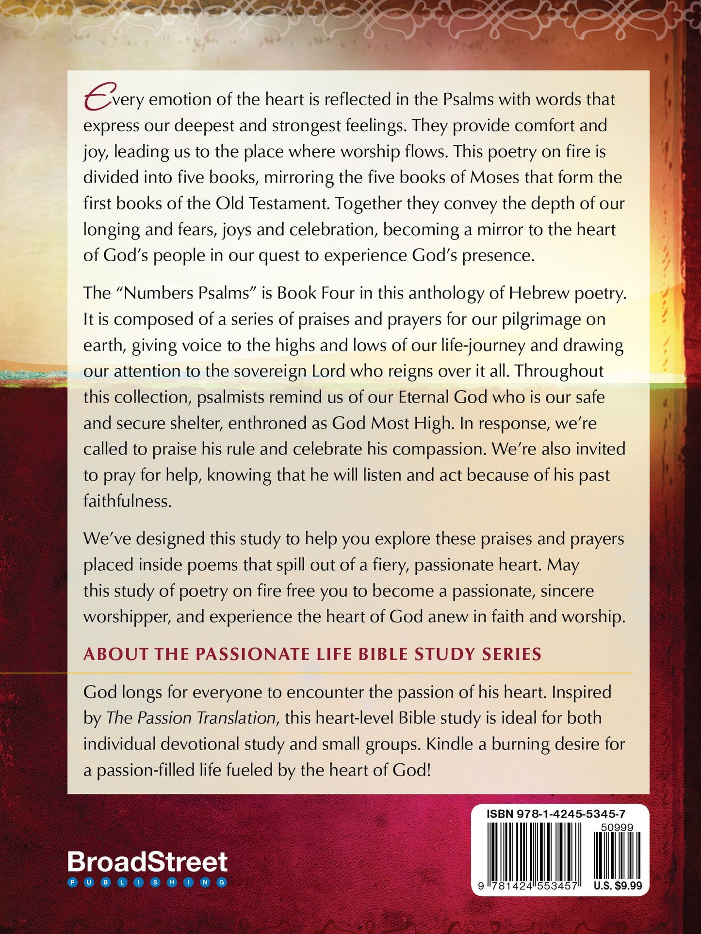 Psalms: Poetry on Fire Book Four 8-week Study Guide: The Passionate Life Bible Study Series