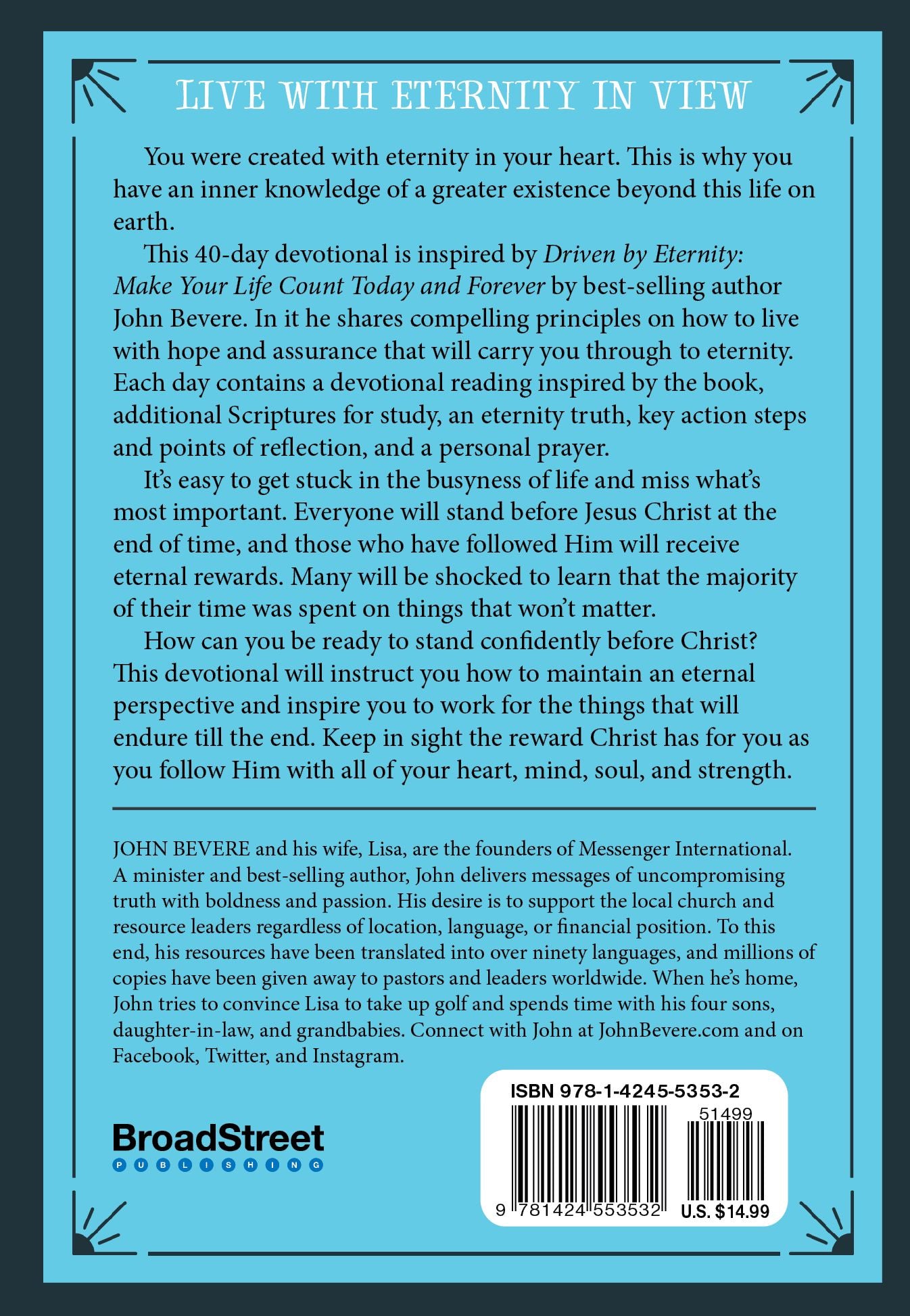 Driven by Eternity (Devotional)