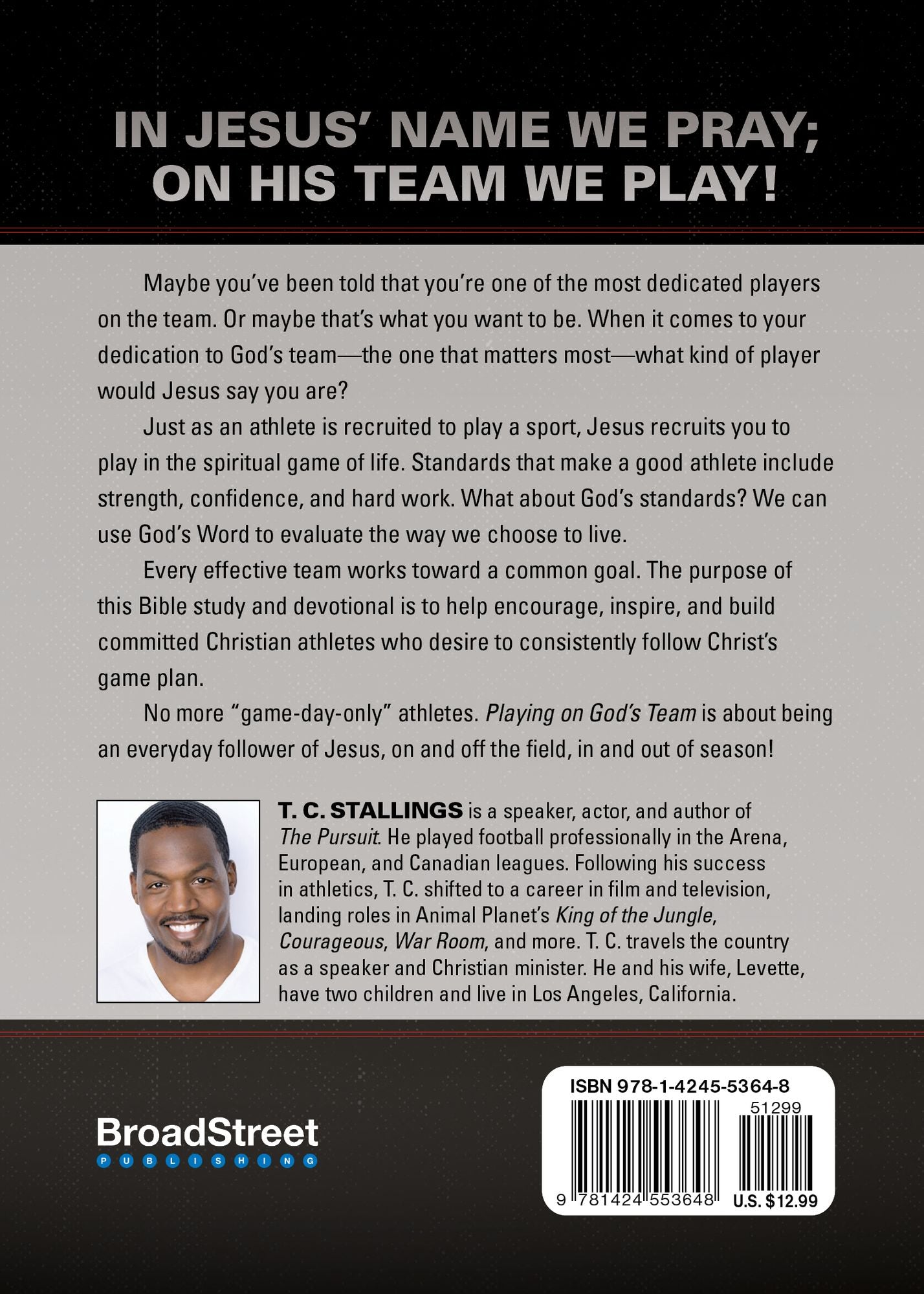Playing on God's Team: 21-Week Devotional for Building True Christian Athletes