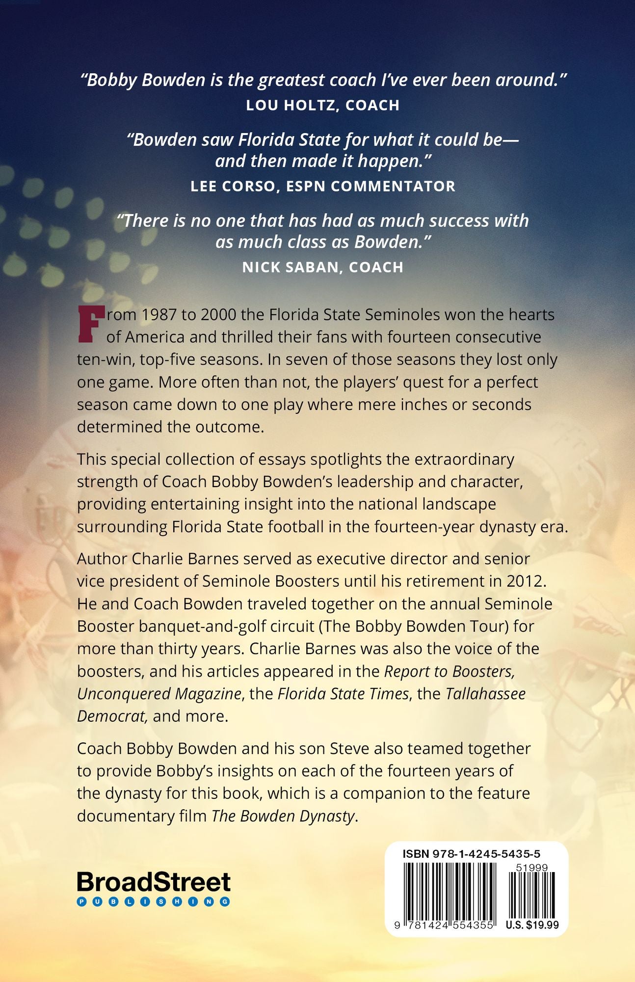 The Bowden Dynasty: A Story of Faith, Family & Football: An Insider's Account