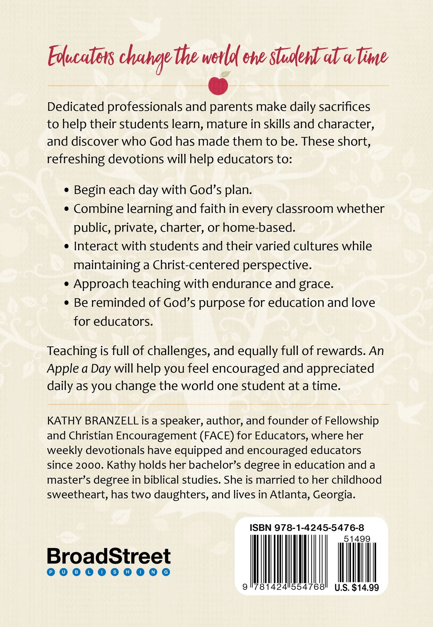 An Apple a Day: 365 Devotions for the Heart of a Teacher