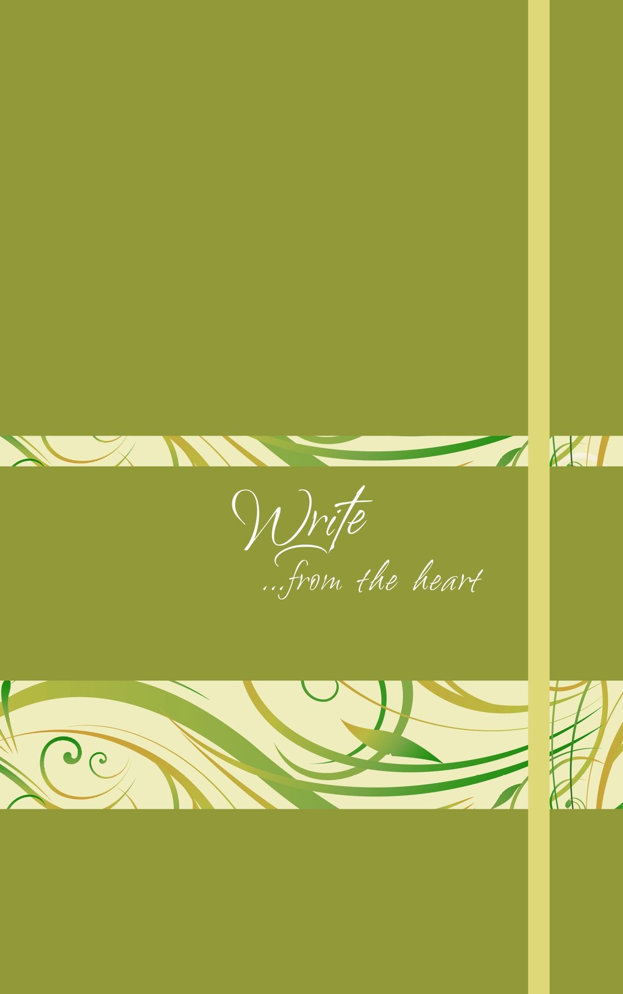 Write Journal (Spring Green): ...from the heart