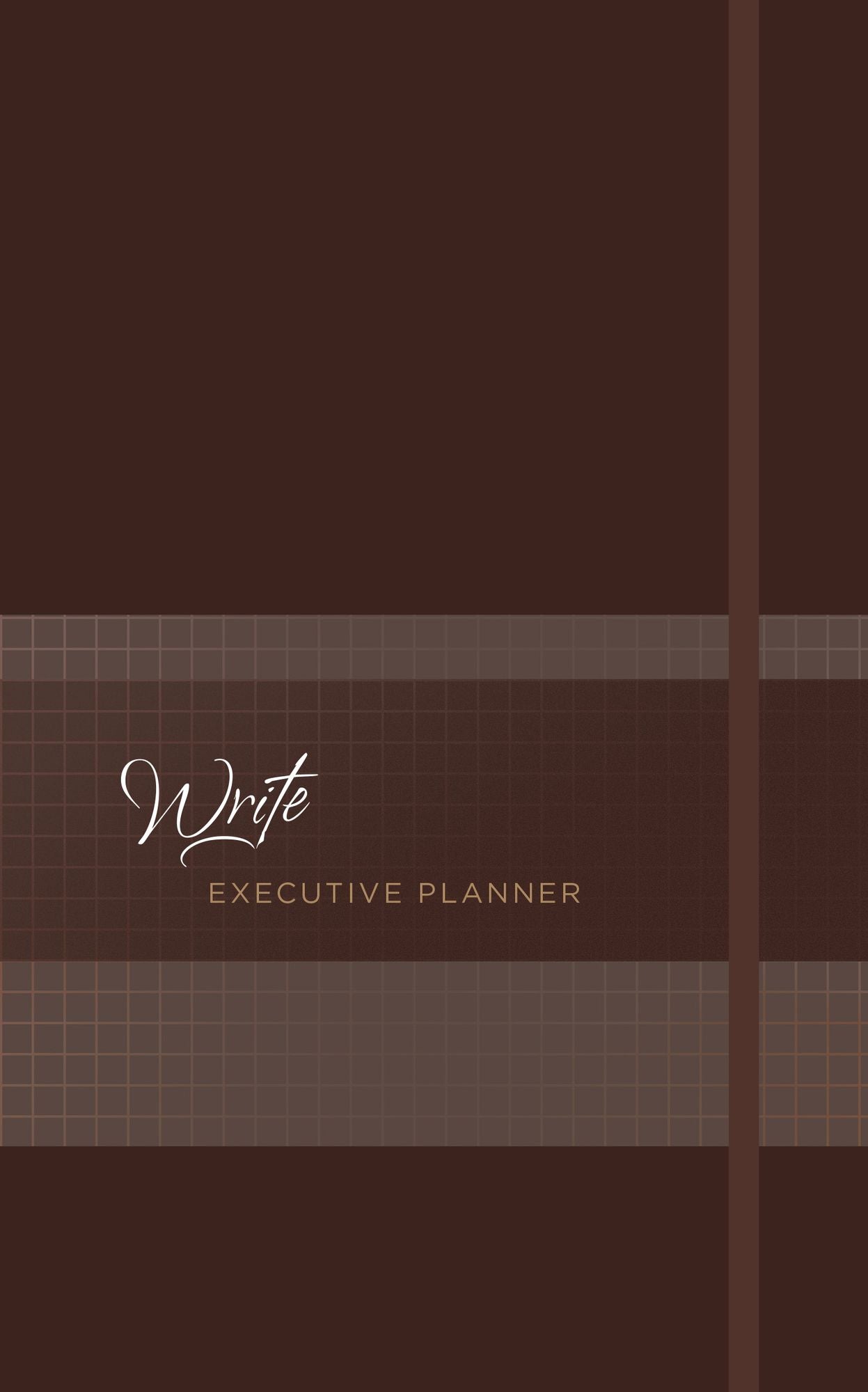 Write Executive Planner (Nutmeg): 16-month Weekly Planner (Executive)