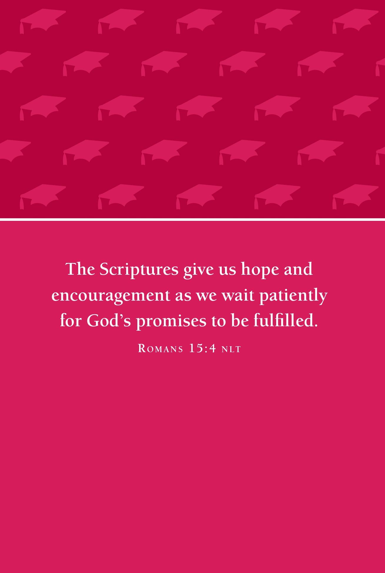 Bible Promises for Graduates (Raspberry)