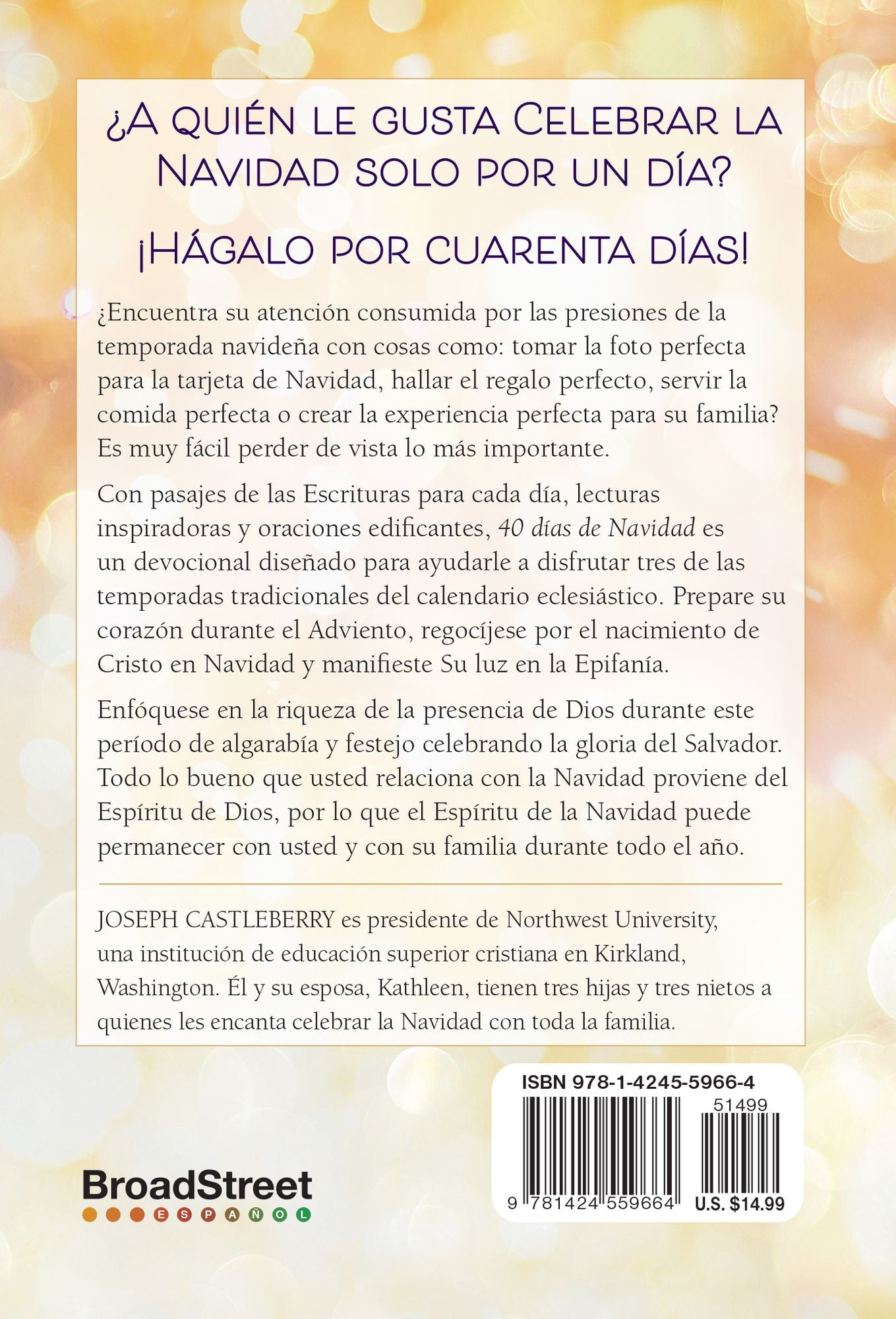 40 Dï¿½as de Navidad: Celebremos La Gloria de Nuestro Salvador
