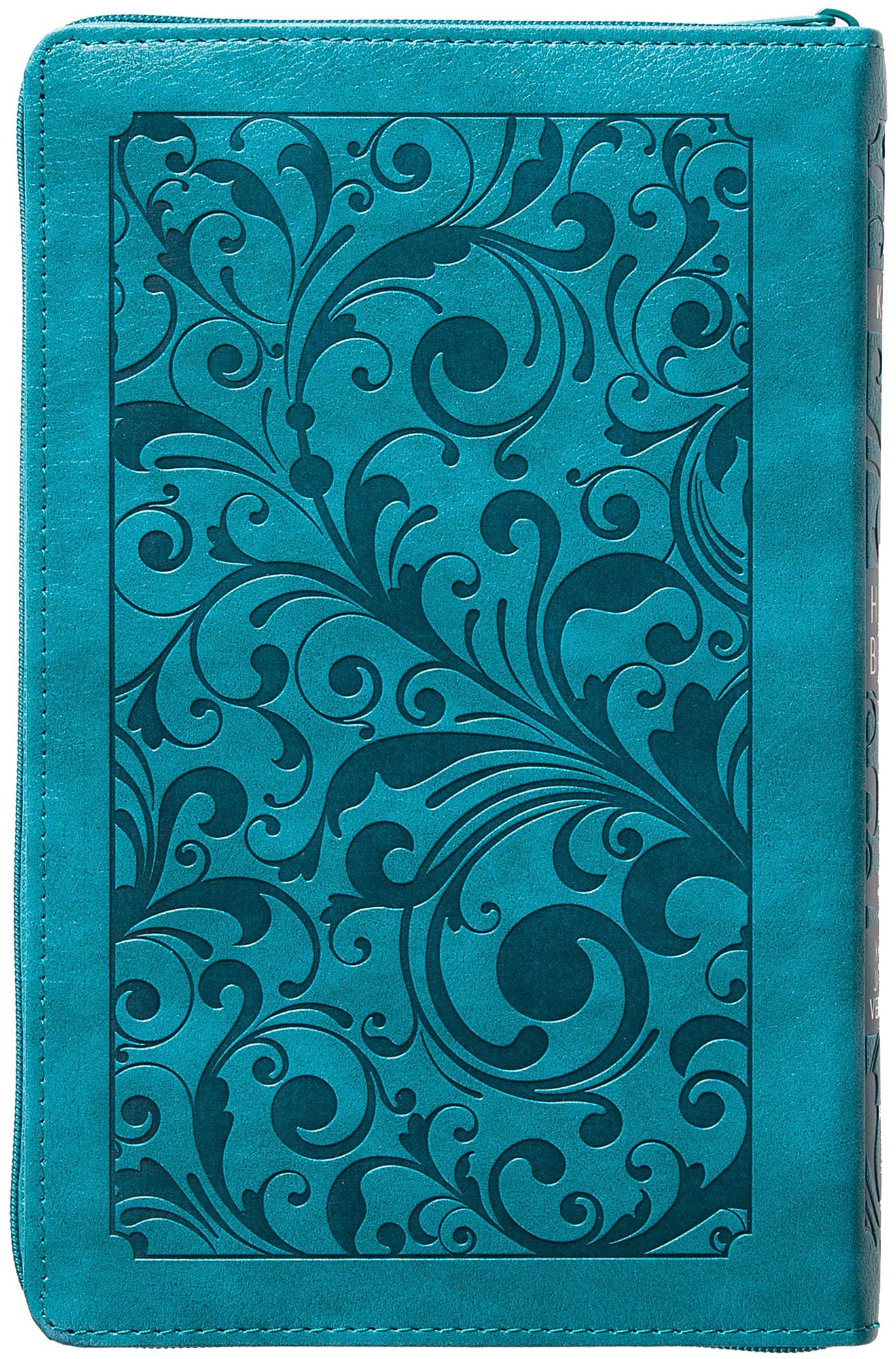 KJV Holy Bible Zip Turquoise
