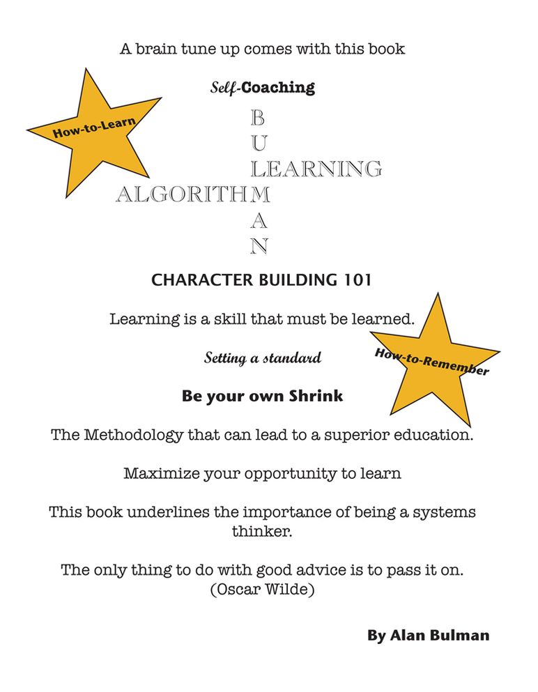 Bulman Learning Algorithm (PagePerfect NOOK Book)