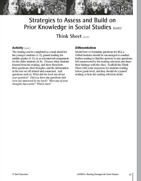 Reading Strategies for Social Studies