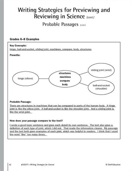 Writing Strategies for Science