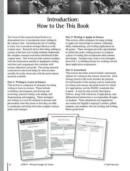 Writing Strategies for Science