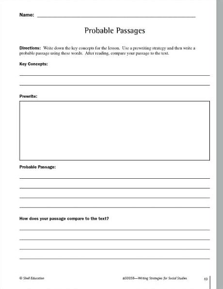 Writing Strategies for Social Studies