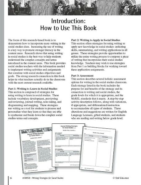 Writing Strategies for Social Studies