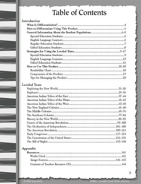 Leveled Texts for Social Studies: Early America