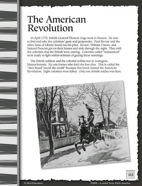 Leveled Texts for Social Studies: Early America