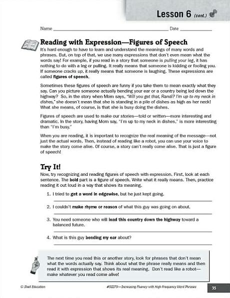 Increasing Fluency with High Frequency Word Phrases Grade 4