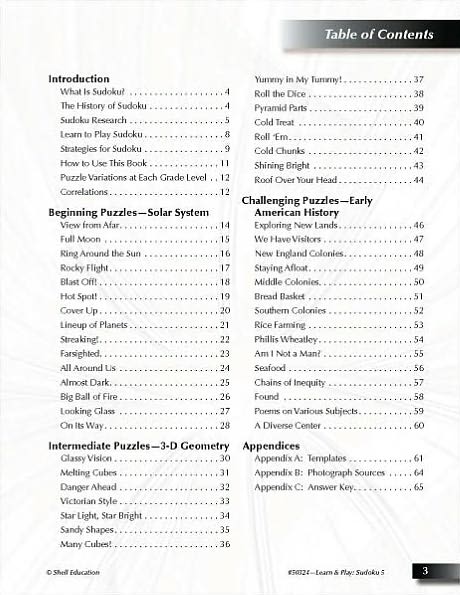 Sudoku Learn & Play for Fifth Grade