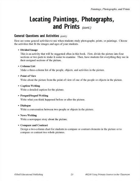 Using Primary Sources in the Classroom