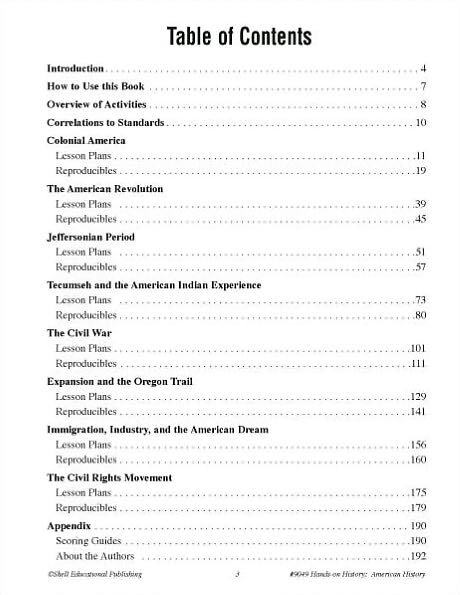 Hands-on History: American History Activities