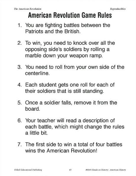 Hands-on History: American History Activities