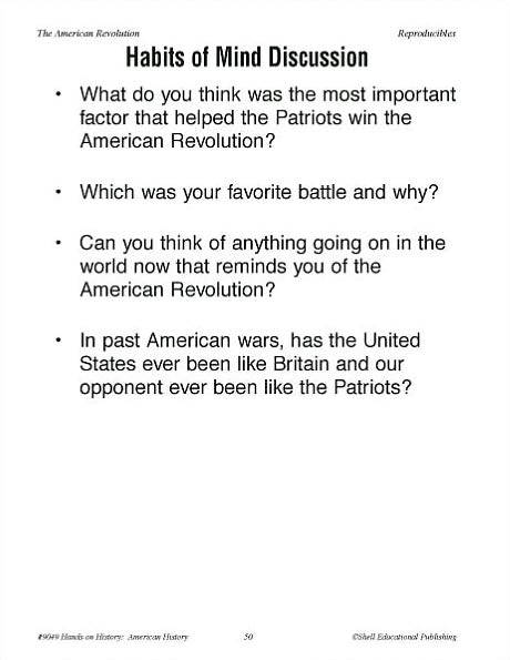 Hands-on History: American History Activities