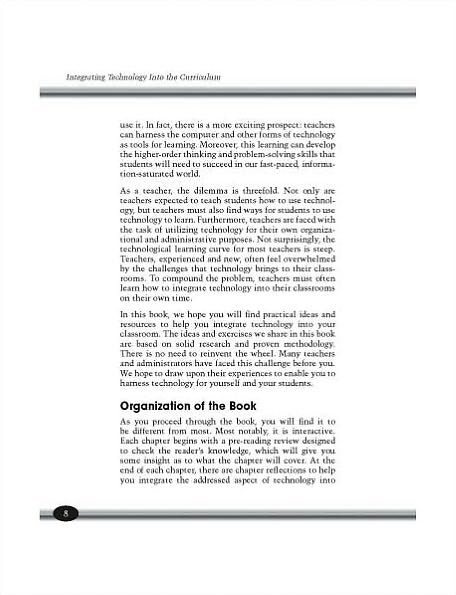 Integrating Technology into the Curriculum