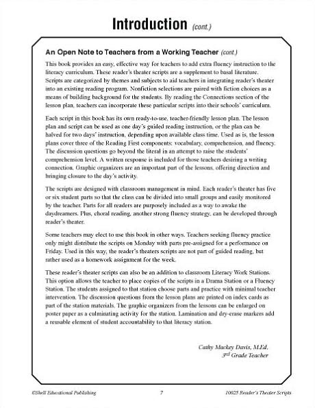 Reader's Theater Scripts: Improve Fluency, Vocabulary, and Comprehension Grade 1 (Book with Transparencies)