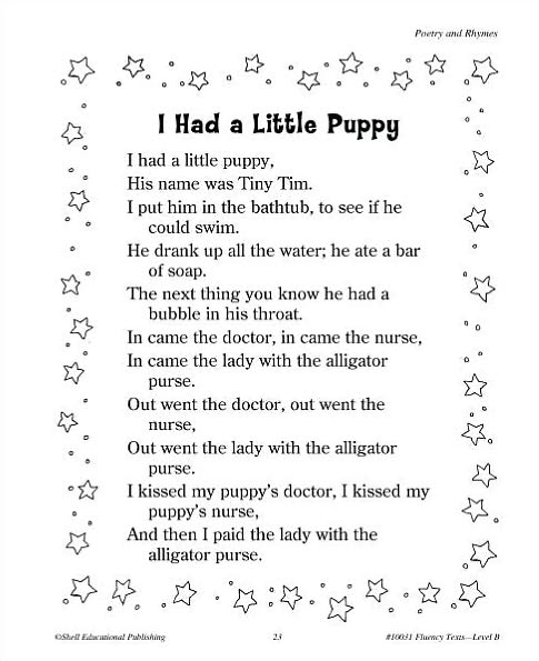 Texts for Fluency Practice: Level B