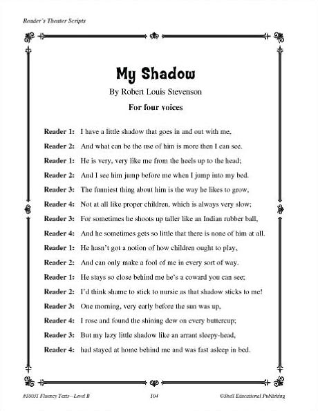 Texts for Fluency Practice: Level B