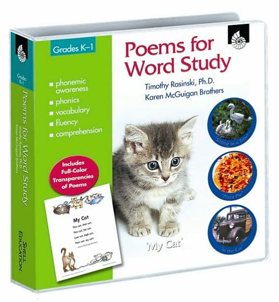 Poems for Word Study Grade K-1 (Binder with color transparencies)
