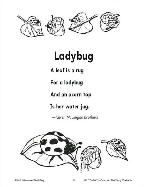Poems for Word Study Grade K-1 (Binder with color transparencies)