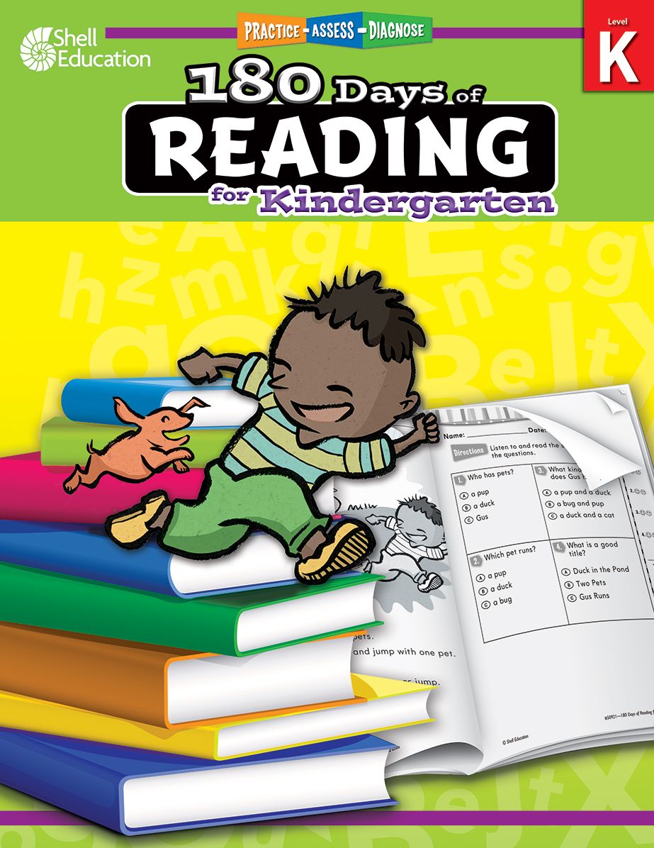 Practice, Assess, Diagnose: 180 Days of Reading for Kindergarten