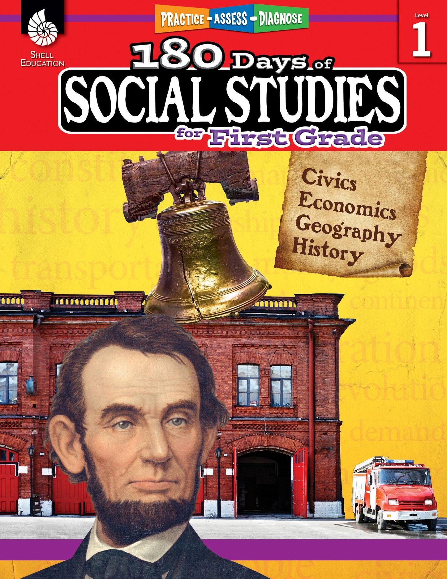 180 DaysT: Social Studies for First Grade: Practice, Assess, Diagnose