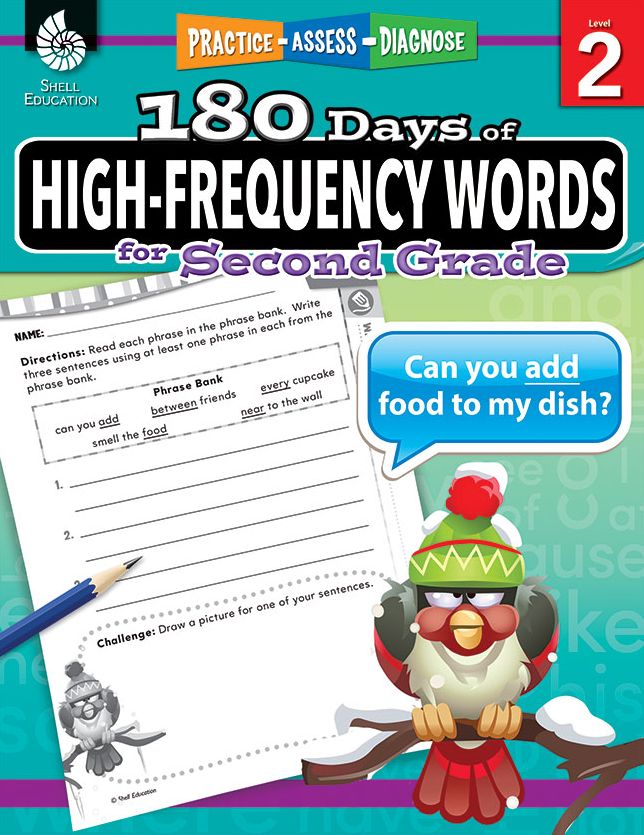 180 DaysT: High-Frequency Words for Second Grade: Practice, Assess, Diagnose