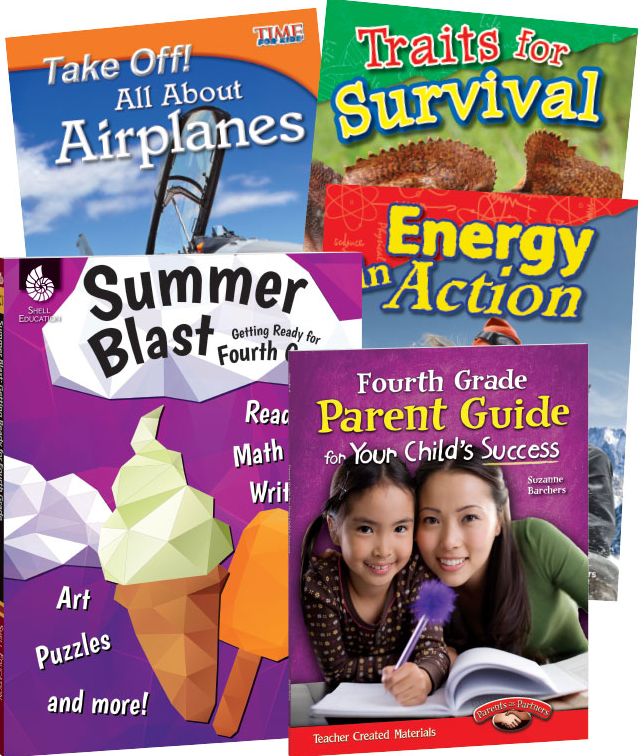 Learn-At-Home: Summer Stem Bundle with Parent Guide Grade 4