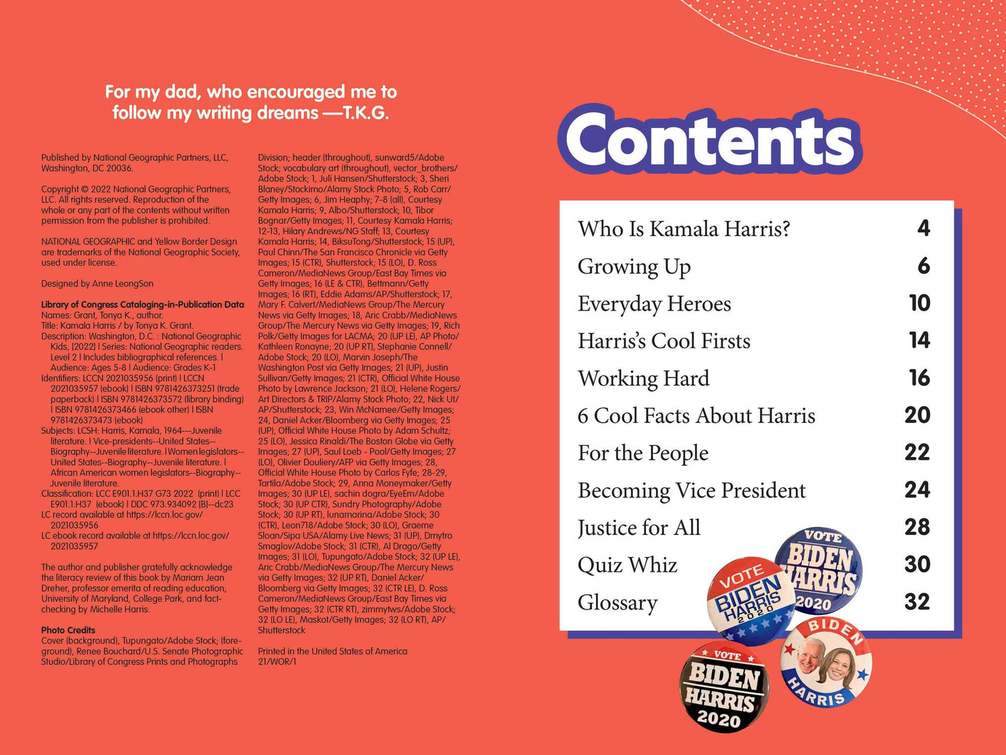 Kamala Harris (National Geographic Kids Readers, Level 2)