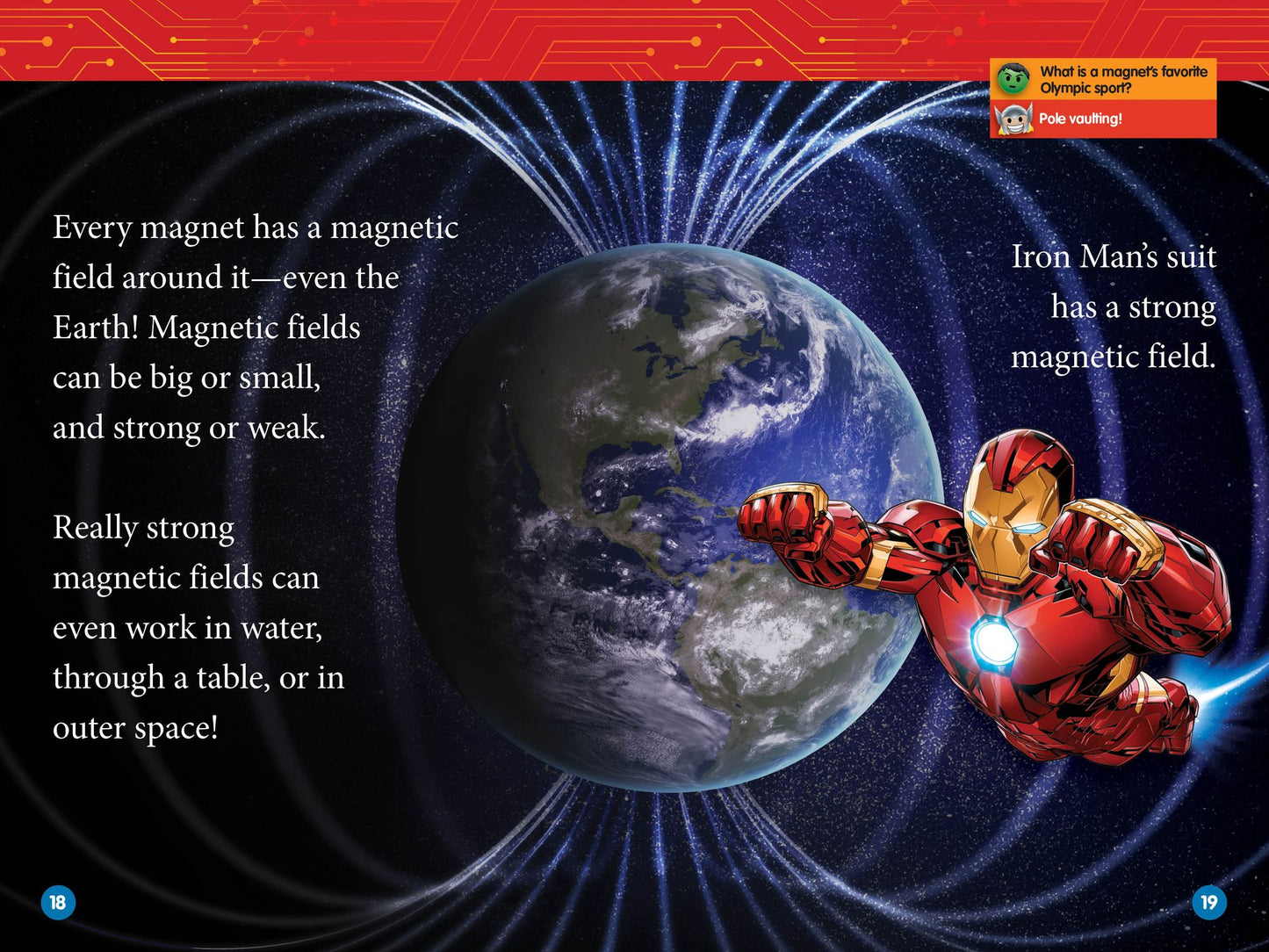 Marvel's Iron Man Goes Magnetic (National Geographic Kids Readers, Level 2)