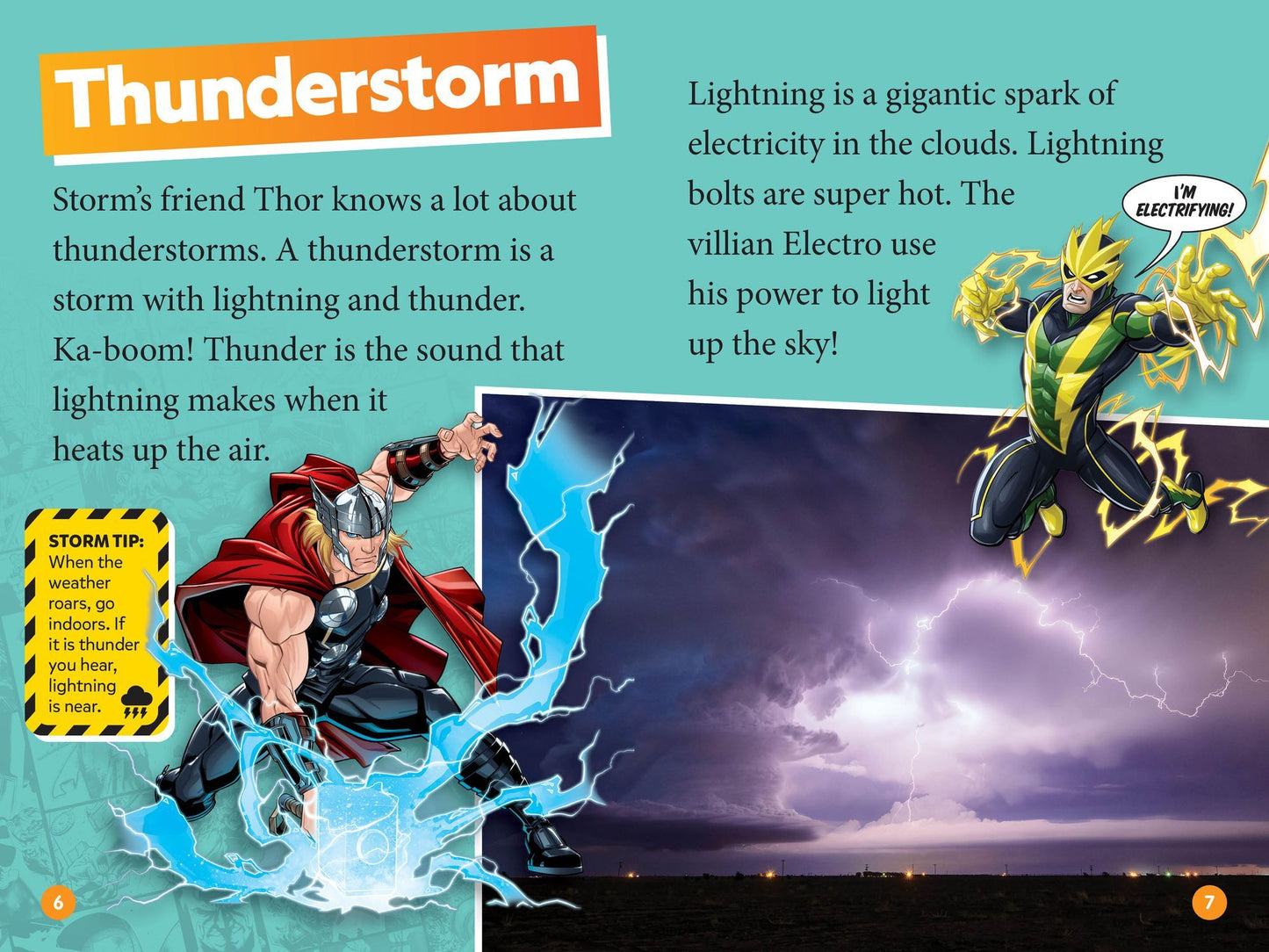 National Geographic Readers: Marvels Storm: Disaster Alert! (Level 1)