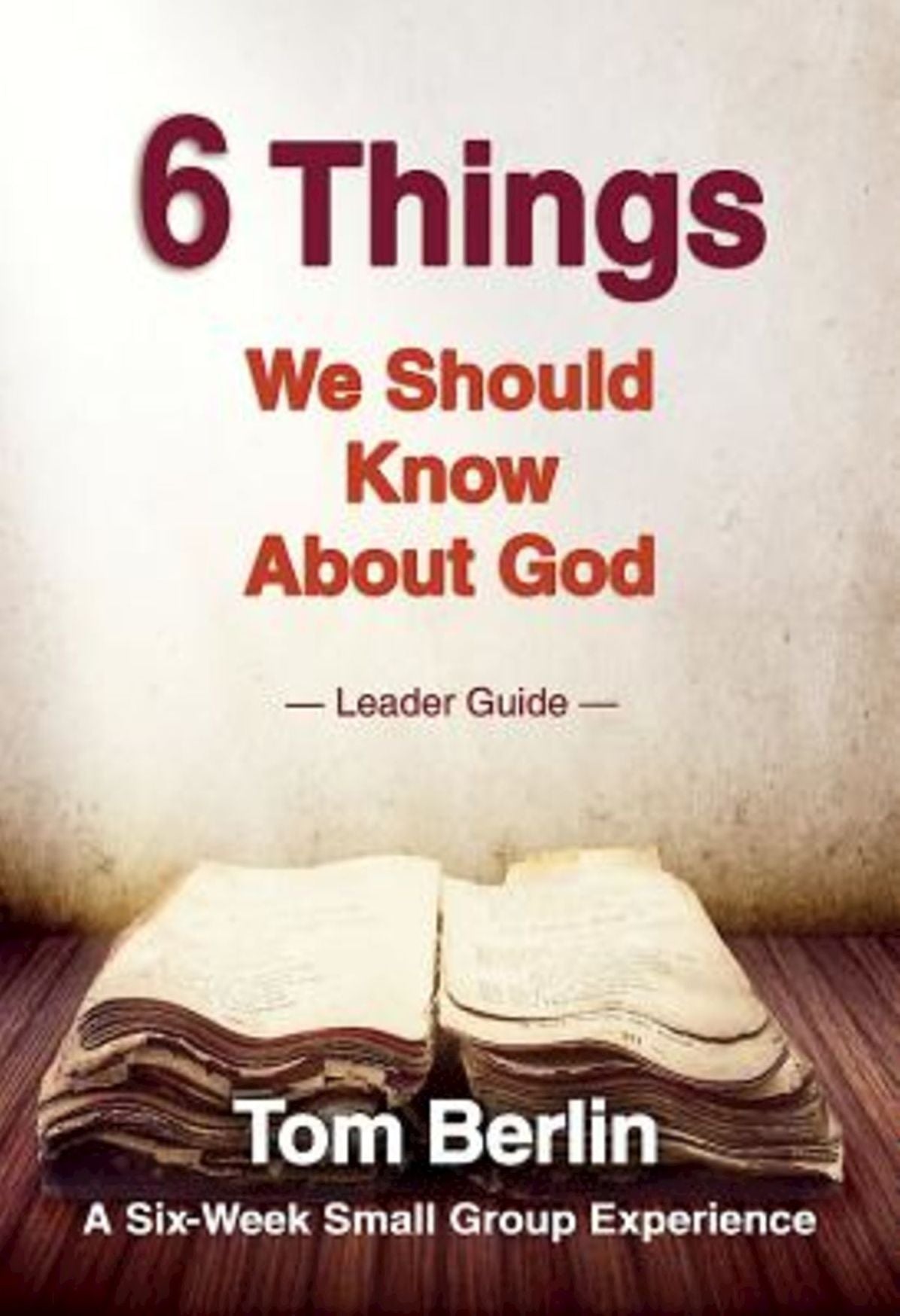 6 Things We Should Know About God Leader Guide: A Six-Week Small Group Experience