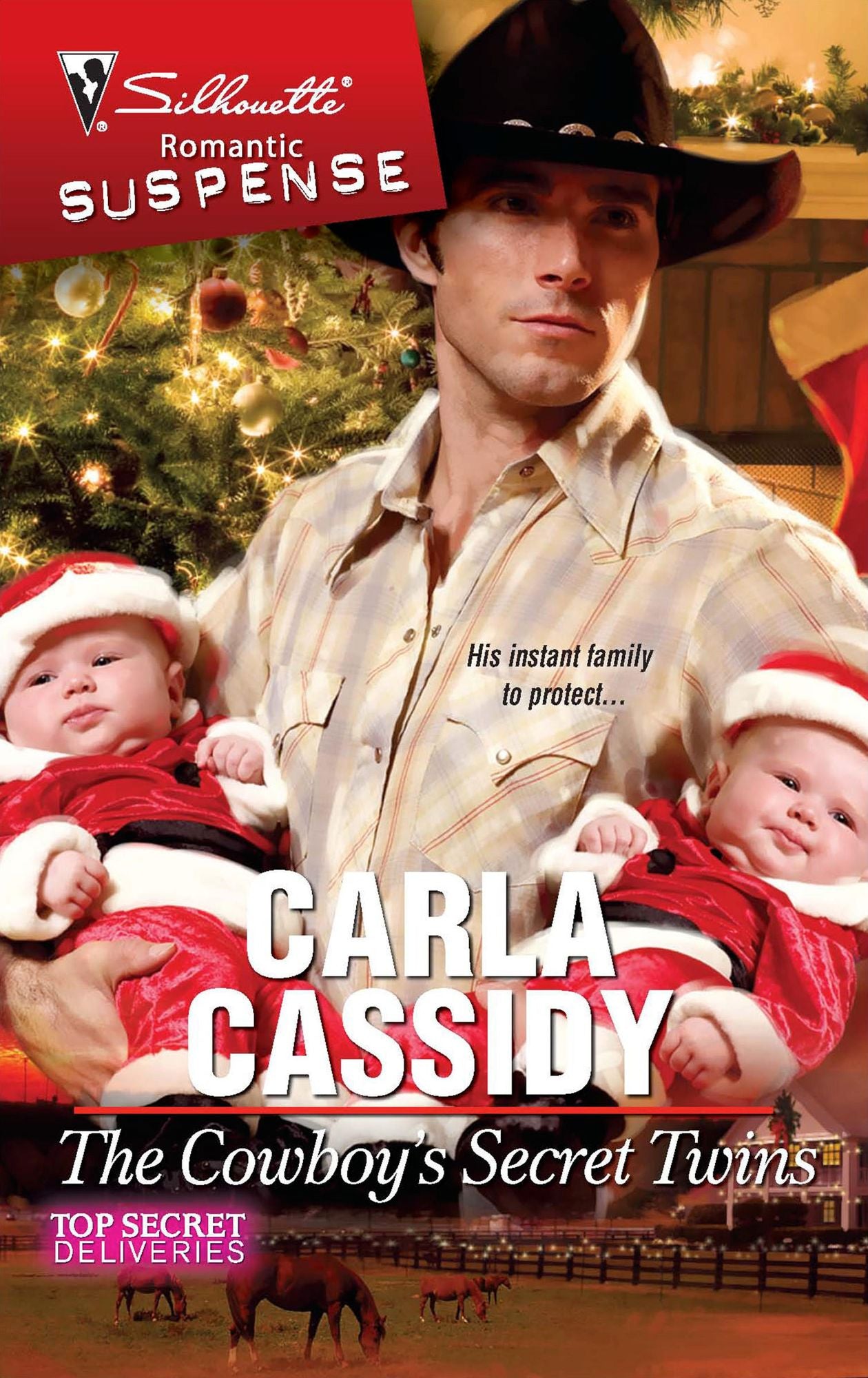 The Cowboy's Secret Twins (Silhouette Romantic Suspense #1584)