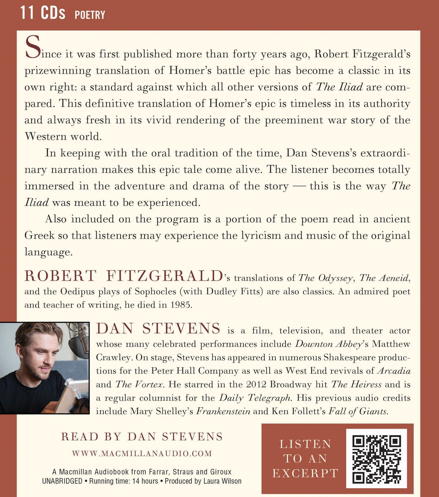 The Iliad: The Fitzgerald Translation