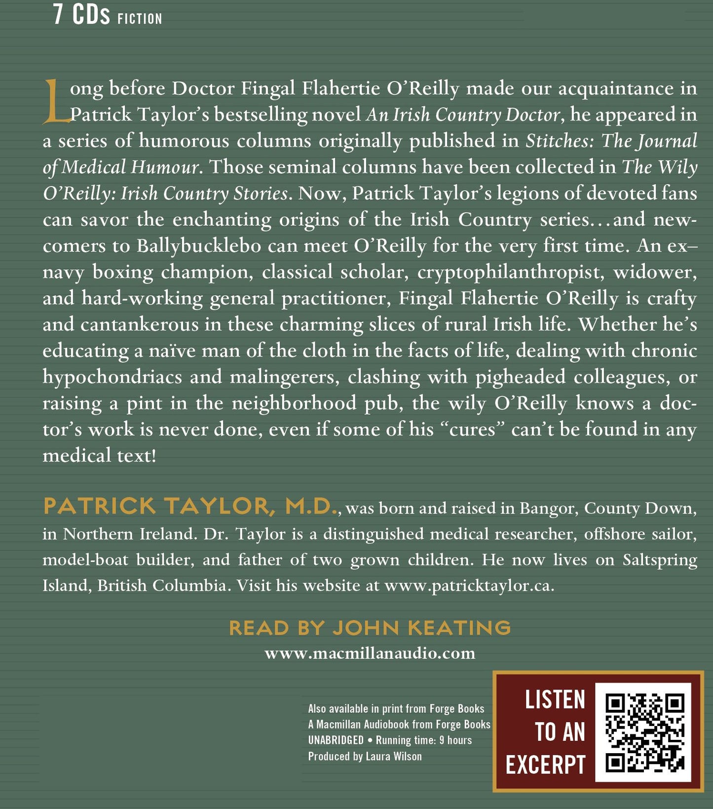The Wily O'Reilly: Irish Country Stories