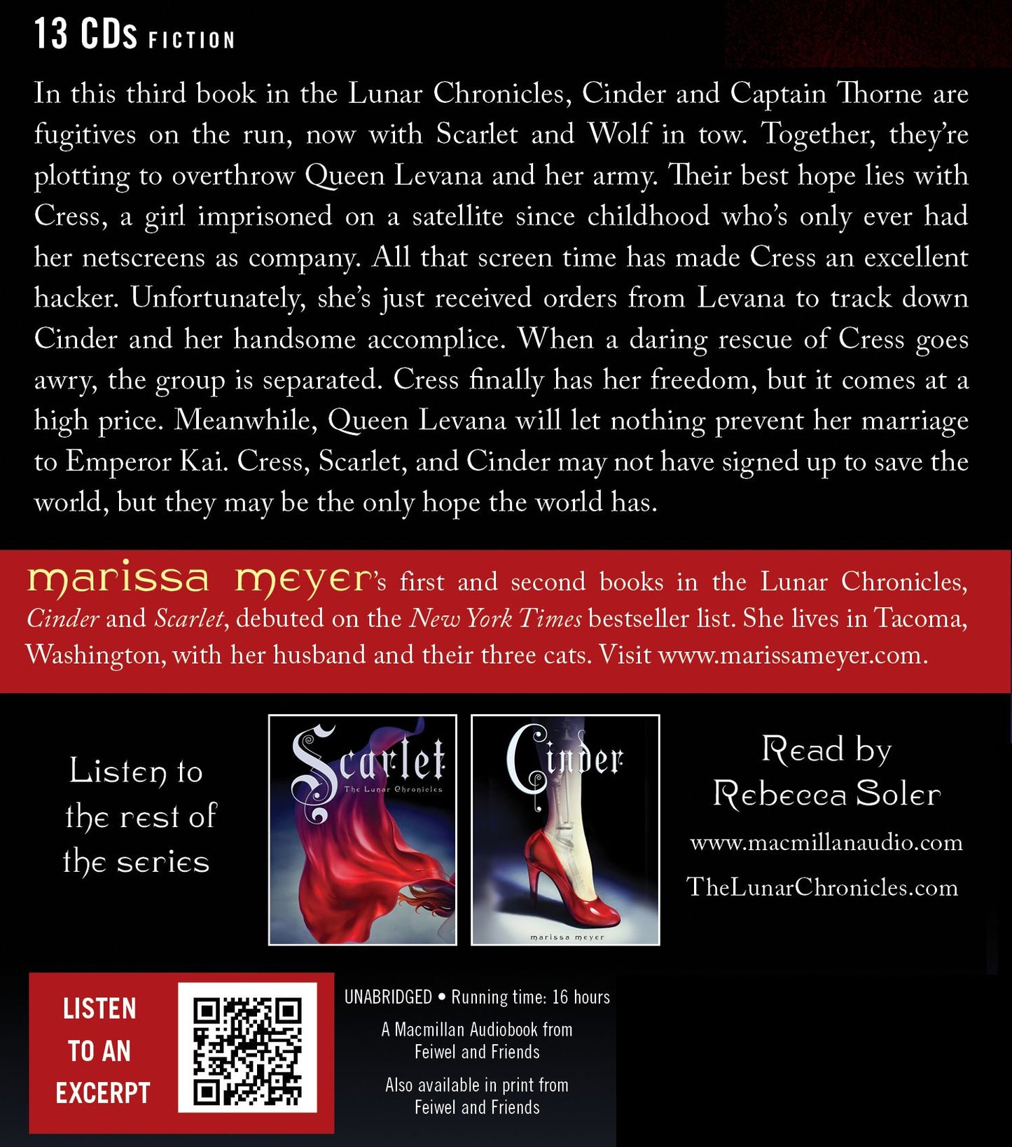 Cress (Lunar Chronicles Series #3)
