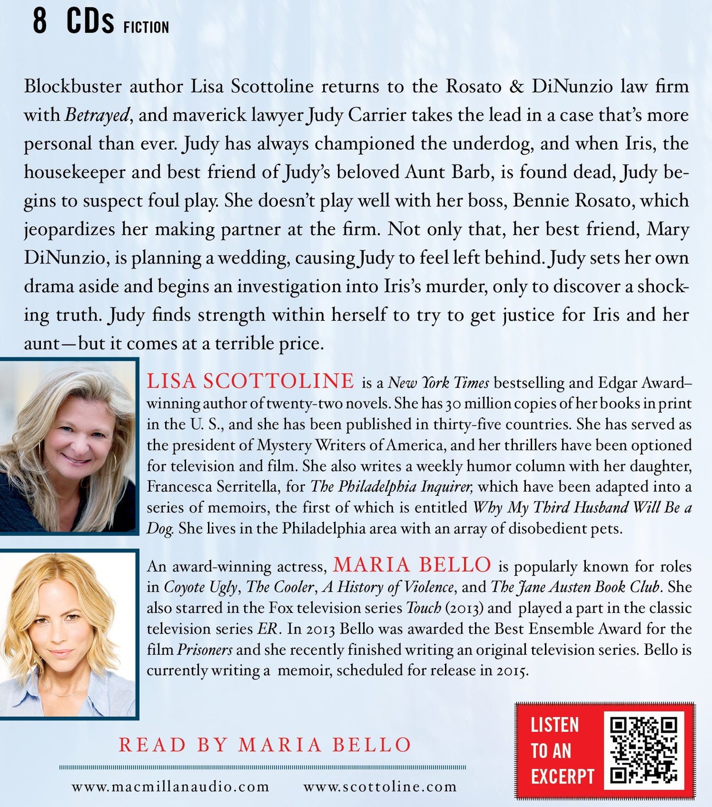 Betrayed (Rosato & DiNunzio Series #2)