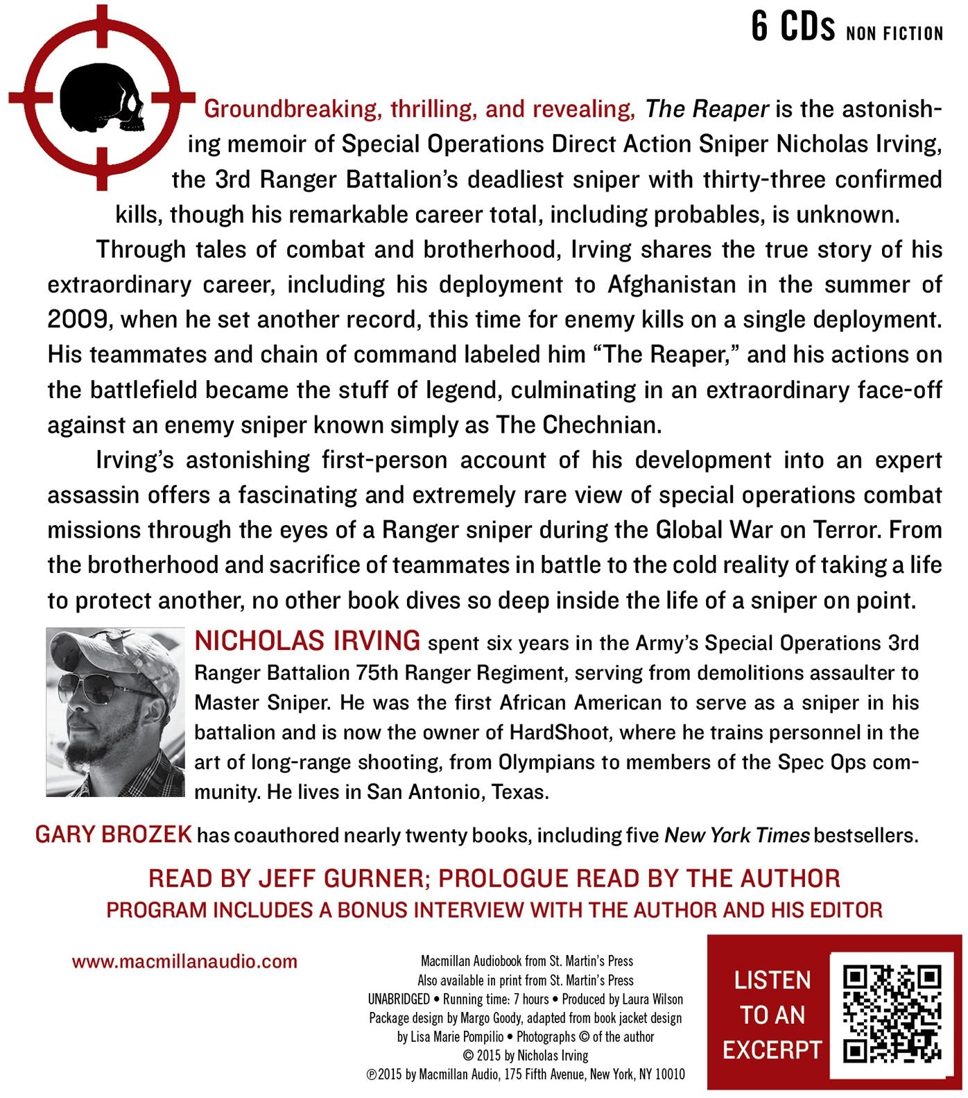 The Reaper: Autobiography of One of the Deadliest Special Ops Snipers